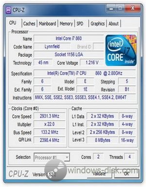 CPU-Z 1.61.3 (2012)