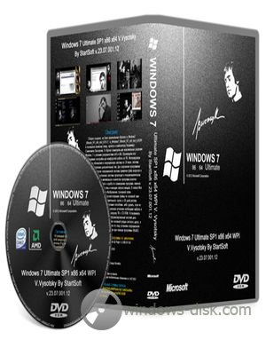 Windows 7 Ultimate SP1 x86 x64 V.Vysotsky By StartSoft
