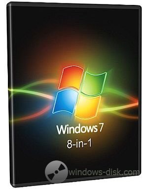Microsoft Windows 7 with Service Pack 1 (8 in 1)